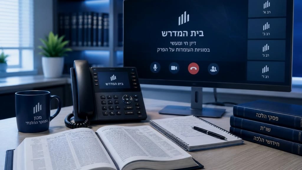 דיון רבנים בבית המדרש הטלפוני